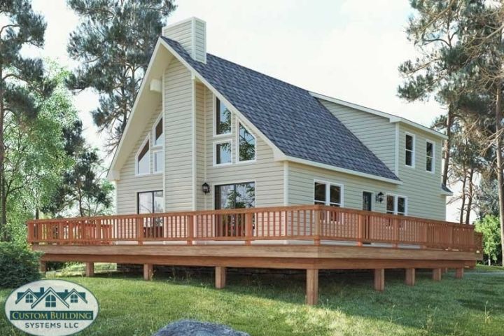 A small modular home on Cape Cod.