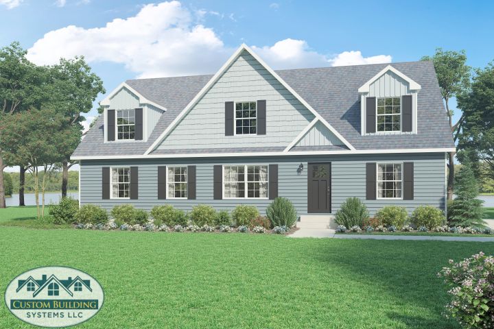 A custom-designed modular home on Cape Cod.