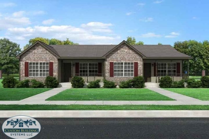 A multi-family modular home.